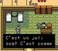 une photo d'Ã©cran de The Legend of Zelda - Oracle of Seasons sur Nintendo Game Boy Color